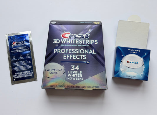Paski wybielające Crest 3D Whitestrips Professional Effects + Light – profesjonalne wybielanie zębów